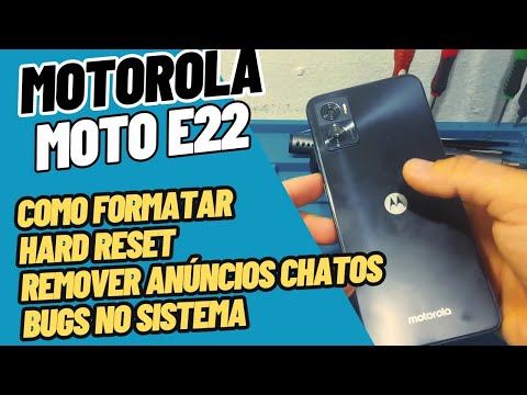Como formatar o Motorola Moto E22 - Hard Reset Moto E22