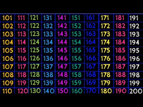 101 102 103 104 105 106 107 108 109 110 counting || 101 se 200 tak ginti || Lkg learning video