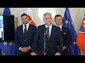 Tlačová Konferencia Po Mimoriadnom Zasadnutí Bezpečnostnej Rady SR