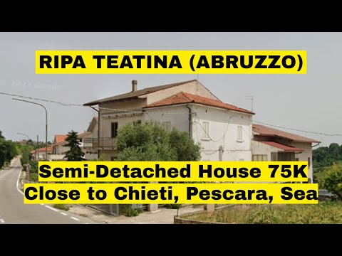 RIPA TEATINA (ABRUZZO) Semi Detached House for Sale 75K
