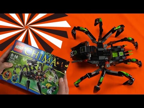 Vidéo LEGO Chima 70130 : Le tank araignée de Sparratus