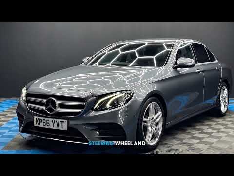 Video tour of the Mercedes-Benz E Class 2.0 E220d AMG Line G-Tronic+ Euro 6 (s/s) 4dr