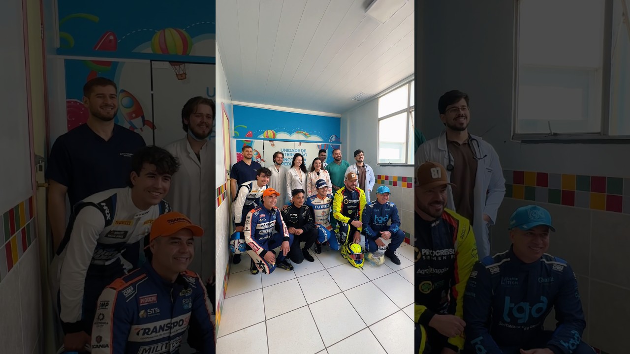 Levamos alegria e a emoção do automobilismo ao Hospital de Câncer de MT. 🏁💙