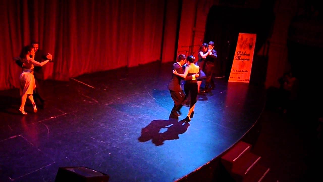 Patio de tango en el Teatro Real Krishna Olmedo Patricia Mercado Lucas Gauto Esmeralda Garcia Olmedo