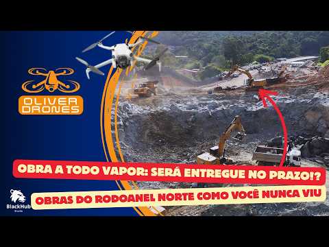 Drone Mostra A Maior Obra de SP Vista do Alto! Rodoanel Norte Avança na Cantareira Tremembé