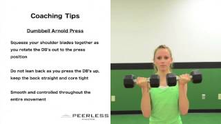 195. Standing Dumbbell Arnold Press