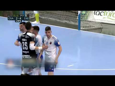 Gol Javi Alonso (2-4) Osasuna Magna - Fútbol Emotion Zaragoza. J32, 1Div. LNFS