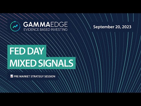 📈 📉 FED Day – Mixed Signals | Pre Market Strategy Session | September 20, 2023