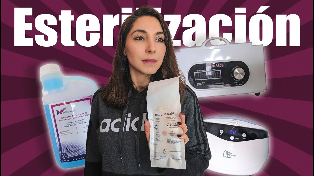 Como puedes DESINFECTAR y ESTERILIZAR tus herramientas de Uñas