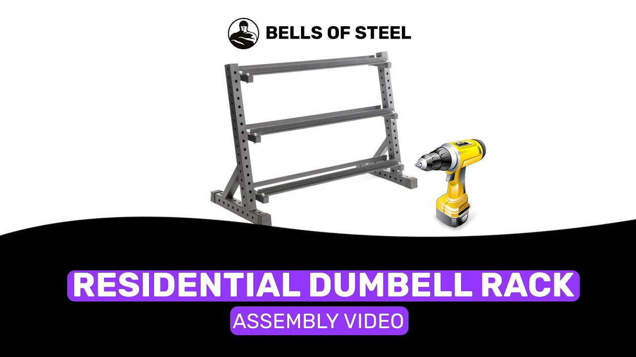 Residential Dumbbell Rack Assembly Instructions