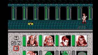 Advanced Dungeons & Dragons Heroes of The Lance Nes Gameplay