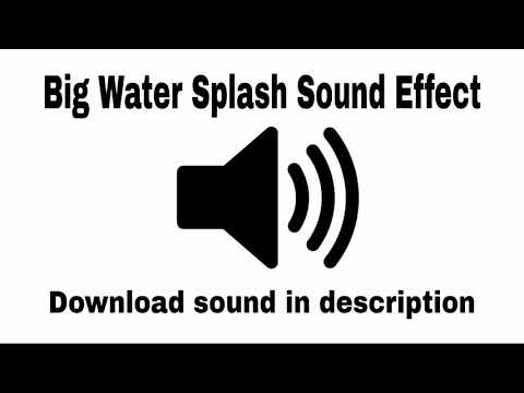 Big Water Splash Sound Effect