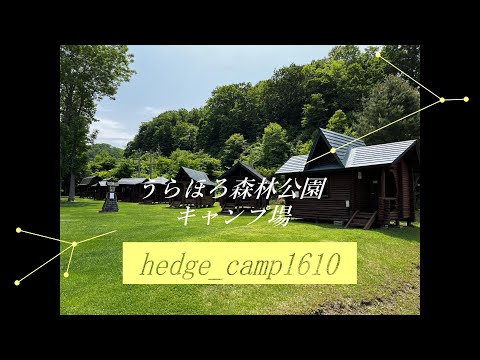 [Introducción al camping] ¡Camping en el parque forestal de Urahoro! Un camping escondido con numerosos bungalows