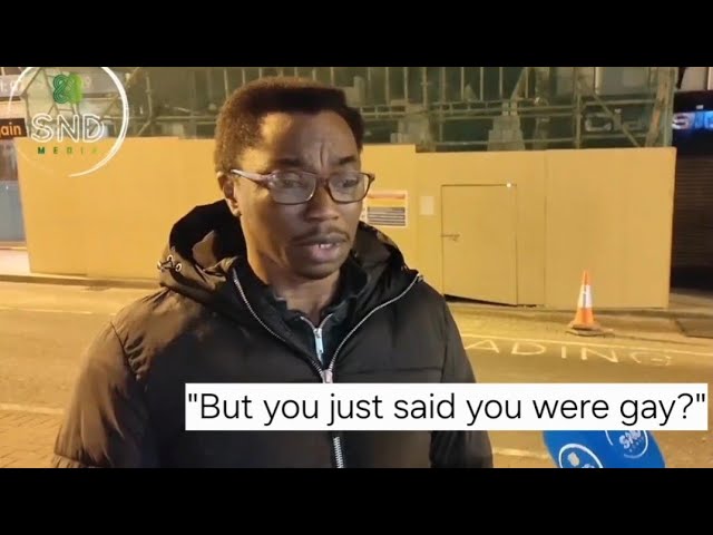 Migrant is Interviewed by Irish Woman in Letterkenny