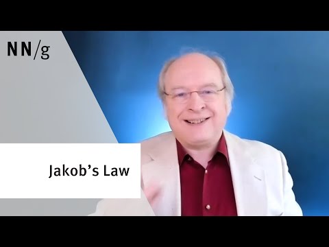 Jakob's Law of Internet User Experience (Video) - NN/G