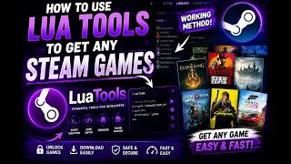 How To Install Steam Games With Lua Tools | Lua tools Steam Plugin Tutorial (2026)