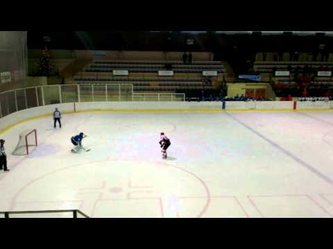 Kazenski strel na tekmi HD mladi Jesenice : Sapa Fehervar (U20)