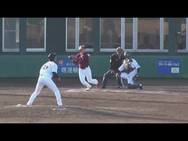 【9回表】イーグルス・山﨑真が代打でタイムリーヒット!! 2021/3/10 M-E(春季教育リーグ）