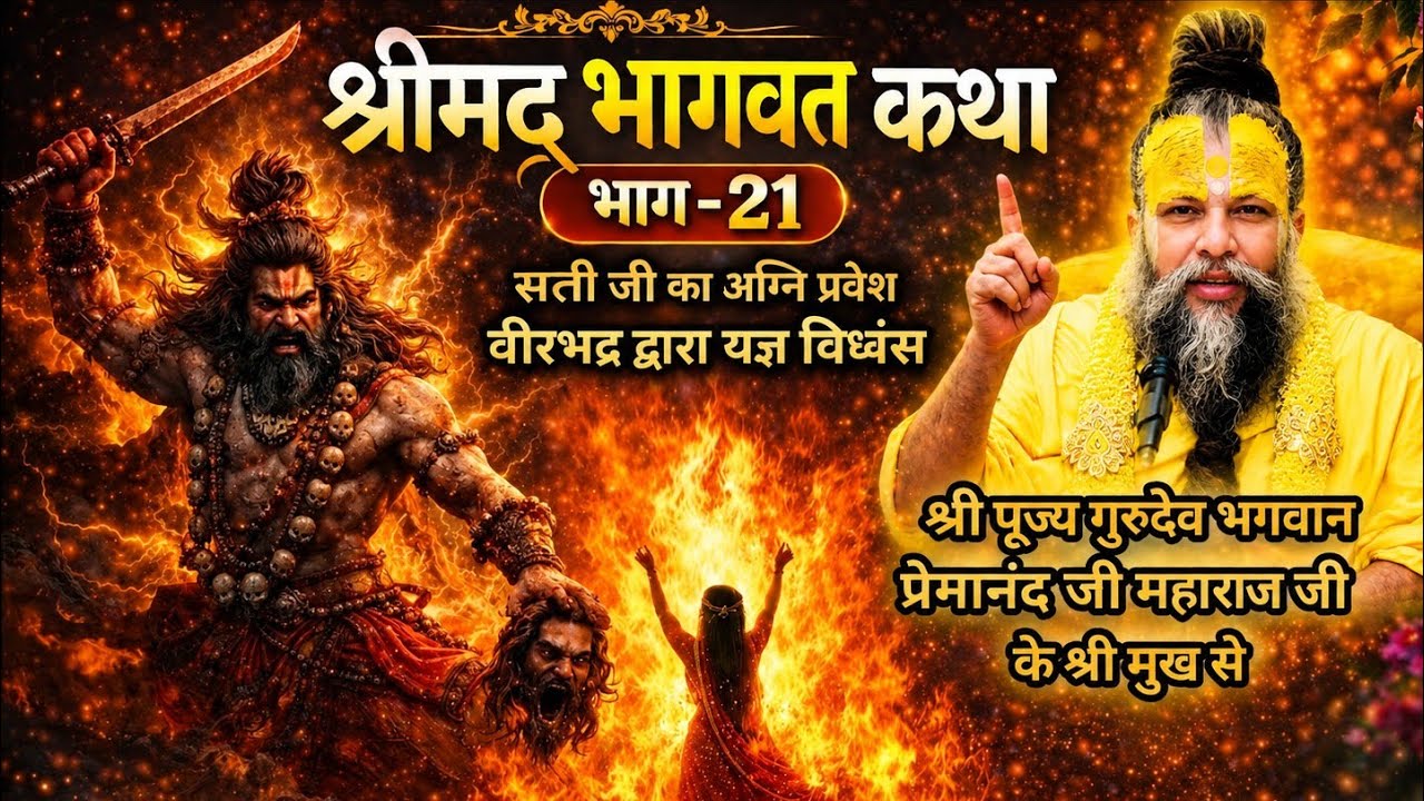 श्रीमद् भागवत कथा (भाग-21) l श्री पूज्य गुरुदेव भगवान श्री प्रेमानंद जी महाराज जी के श्री मुख से l