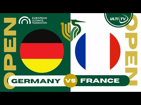 France vs Germany  MIXED Quarter Final  European Ultimate Championships #EUC2023 Deutscher Kommentar