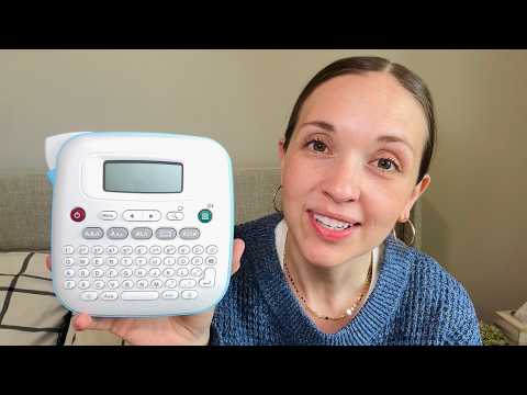 Brother P-Touch PT-N20 Personal Desktop Label Maker, Portable, Handheld and Prints, P-Touch Btag ~½” (12mm) Wide Color Personalized Label Tapes video review thumbnail