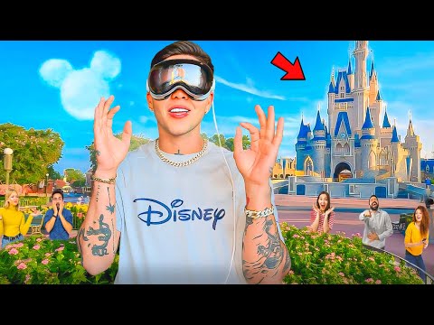 A DAY at DISNEY with the APPLE VISION PRO 🥹 THEY LAUGHED AT ME 💔 Juan de Dios Pantoja