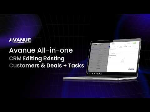CRM Editing Existing Customers and Deals plus Tasks video thumbnail