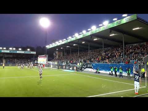 Mos skyter i tverrligger for Godset på overtid i Ælv Classico 12. april 2019