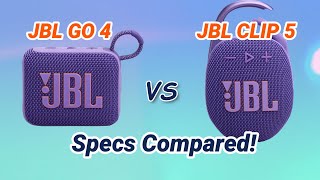 JBL GO 4 Vs JBL CLIP 5 Specs Compared!