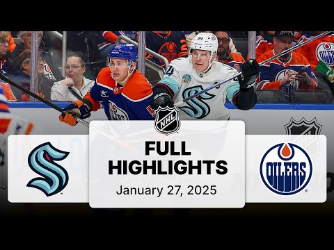 NHL Highlights | Kraken vs. Oilers | January 27, 2025