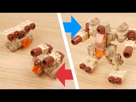 LEGO brick Military Vehicles combiner transformer robot tutorial Tan Bot #LEGO #レゴ合体ロボ #レゴアイデア #레고로봇