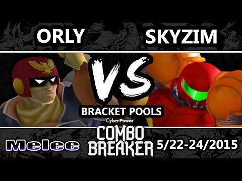 Combo Breaker - ORLY (Captain Falcon) Vs. Skyzim (Samus, Peach) SSBM Pools LF - Smash Melee