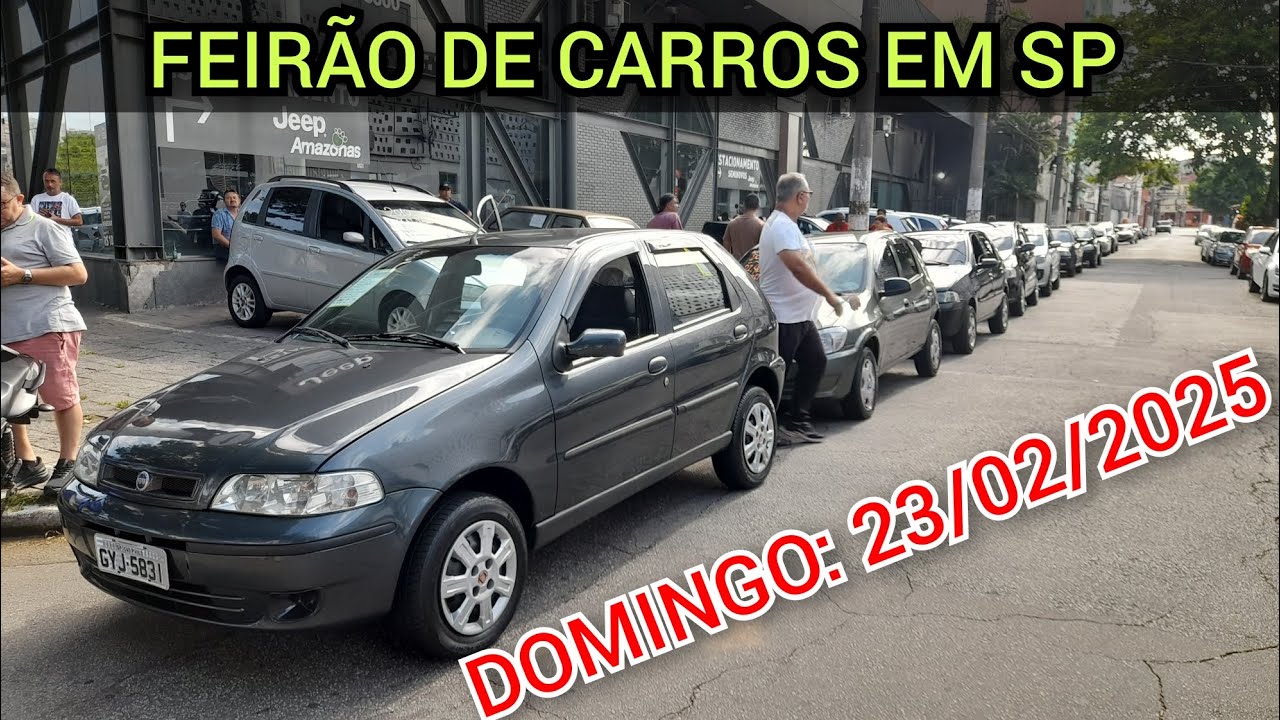 FEIRA DE CARROS USADOS EM SÃO PAULO/ DOMINGO: 23/02/2025