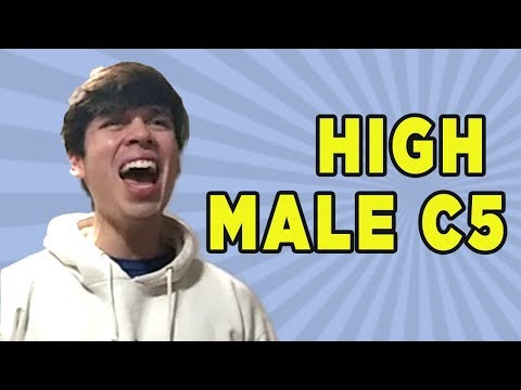 Singing Male High C (C5) in Full Voice - No Register Break - Kevin Richards