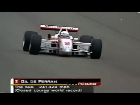 (HD) Gil deFerran - Closed Course Speed World Record  - 2000 CART Fontana