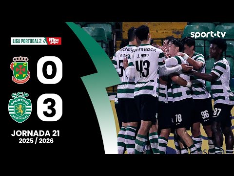 FC Futebol Clube Paços de Ferreira 0-3 Sporting Clube de Portugal Lisabona B