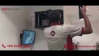 Working Video of CCTV and Motion Sensor Installation | Smart Security Solutions 