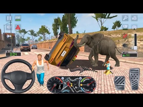 CRAZY TAXI FOR VIP PASSENGER & FUNNY ACCIDENT!-TAXI SIM 2020 3D SIMULATOR GAME ANDROID GAMEPLAY