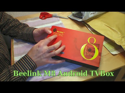 Unboxing Beelink M8 Android TVBox, and initial hookup - 099