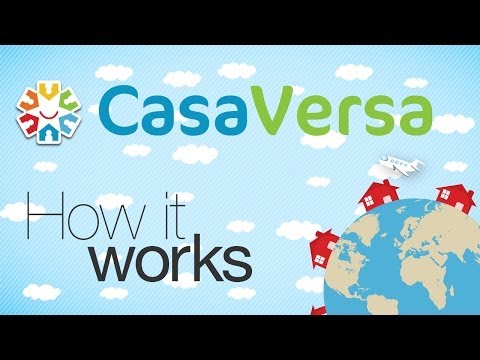 Explainer video: How to vacation with CasaVersa home exchange logo