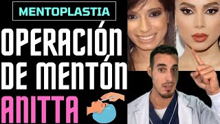 ANITTA cirugía plástica antes y después - MENTOPLASTIA operación estética de mentón