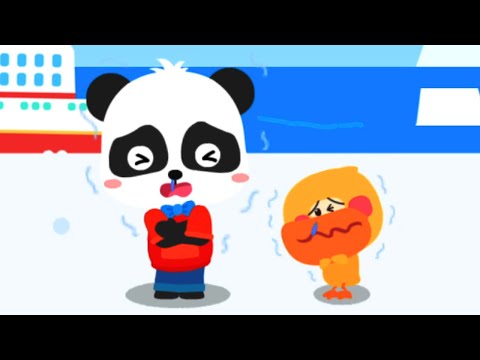 Little Panda's Learning Academy #30 - Join Kiki & Quacky to Explore Antarctica - Babybus Games