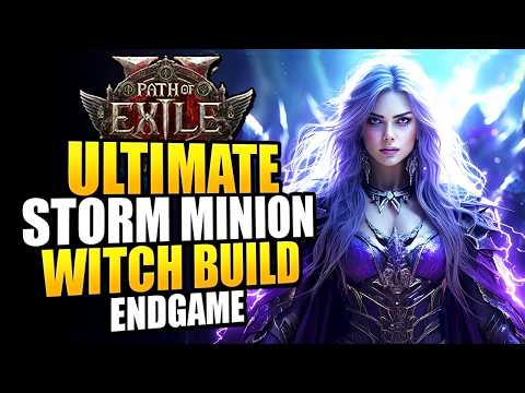 Path of Exile 2 Ultimate Minion Witch Endgame Build - 20 Storm Mages MELT Everything