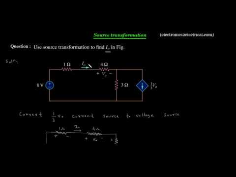 Source transformation 12 | Electrical Engineering