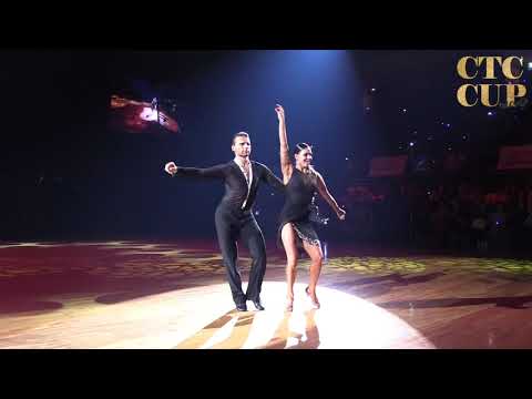2019 CTC CUP  professional latin Final Solo -  Dorin Frecautanu & Marina Sergeeva Moldova
