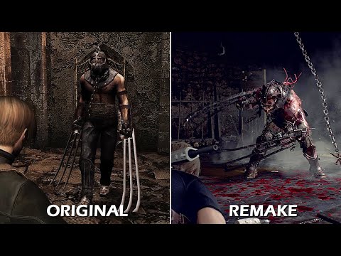 Garrador - RE4 Remake vs. Original