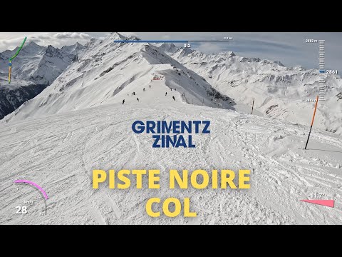 Zinal - Black slope Col - GOPRO 4K