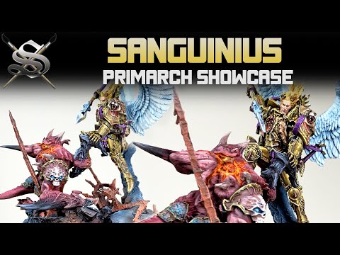 FORGE WORLD Sanguinius Character Showcase, Non-Metallic Metal, Blood Angels Primarch | Siege Studios