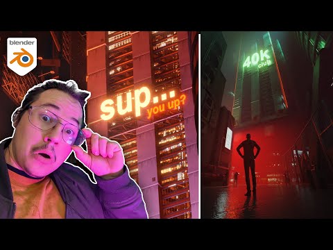 Cyberpunk Art Tutorial in Blender 3.5