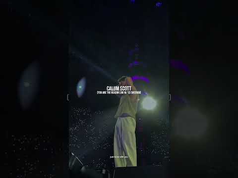 This was the moment Calum Scott realized he made it  @Calum Scott #calumscott #edsheeran #imadeit